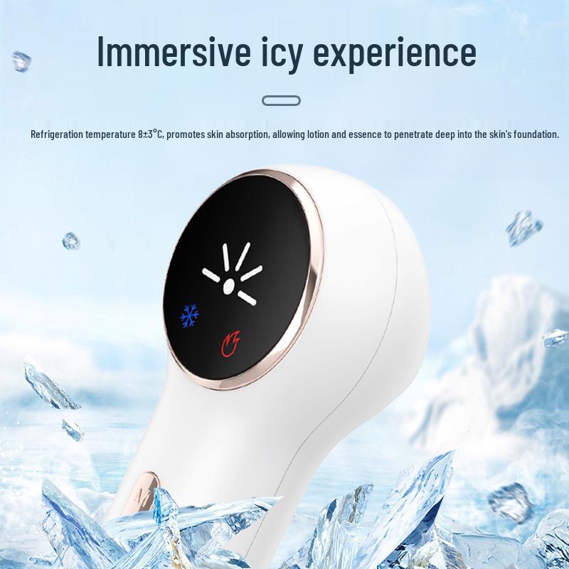 Горячий и холодный ледяной молоток для лица: Минимизатор пор и устройство для светотерапии красным/синим светом