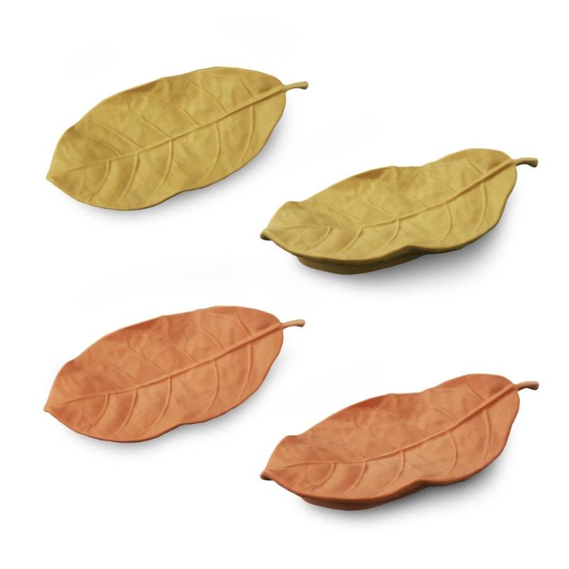 Формы для подставок для украшений, Формы для подносов для украшений, Формы для литья из смолы в форме листьев, Силиконовые формы для изготовления подносов своими руками