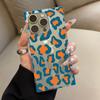 Clear Square Back Tube Case Protection For iPhone 16 ProMax 11 14 Pro Max 13 12 15 Plus Anti-Oxygen,Leopard Pattern Casing