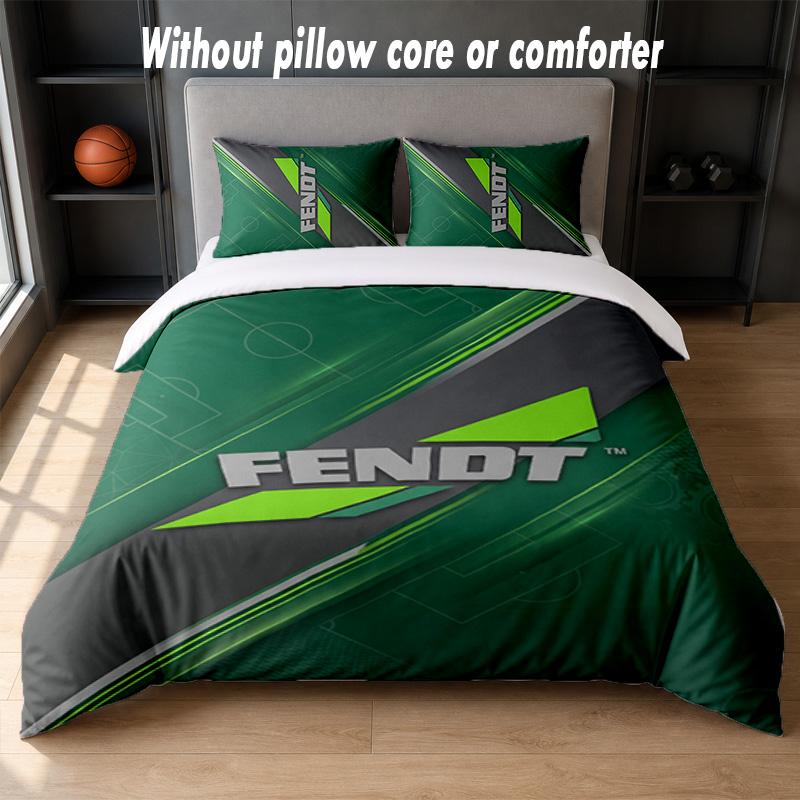 Fendt Design Bed Bedding Set 1 Duvet Cover + 2 Pillowcases Soft Breathable Household Bed Linens