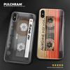 Nostalgic Audio Cassette Tape  Soft Silicone Glass Phone Case Cover for iPhone SE 6 6s 7 8 Plus X XR XS 11 12 Mini Pro Max