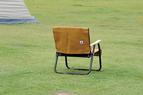 Капитан Олень (КАПИТАН ОЛЕНЬ) Огнеупорный Чехол на Стул, Коричневая Канва, Огнестойкая Ткань с Задним Карманом, UP-2687