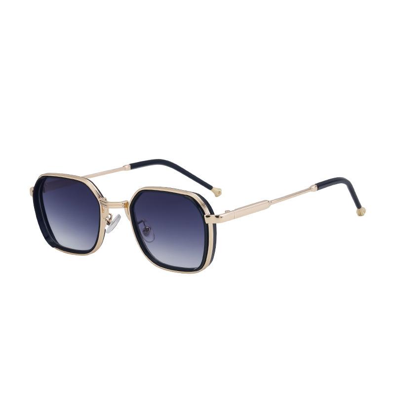 New European and American fashion box sunglasses men's personality simple sunglasses small box sunglasses