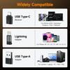 COMICA Revo S Cardioid Wireless Interview Microphone for Smartphone 48kHz/24bit Noise Reduction Outdoor Interview Microphone