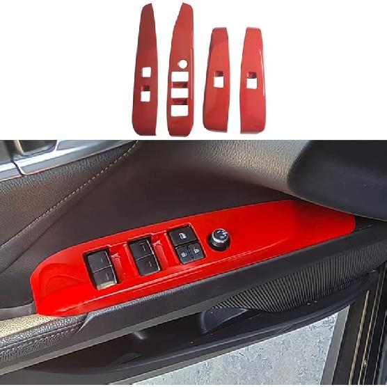 Kolya Interior Door Window Switch Panel Cover Window Control Button Trim For Toyota Camry 8Th 9Th Gen Accessories 2018 2024 2025 (For Left Hand
