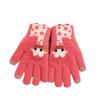 Детские зимние мультяшные перчатки без пальцев - Милые шерстяные вязаные с пятью пальцами для занятий спортом и велоспортом для девочек