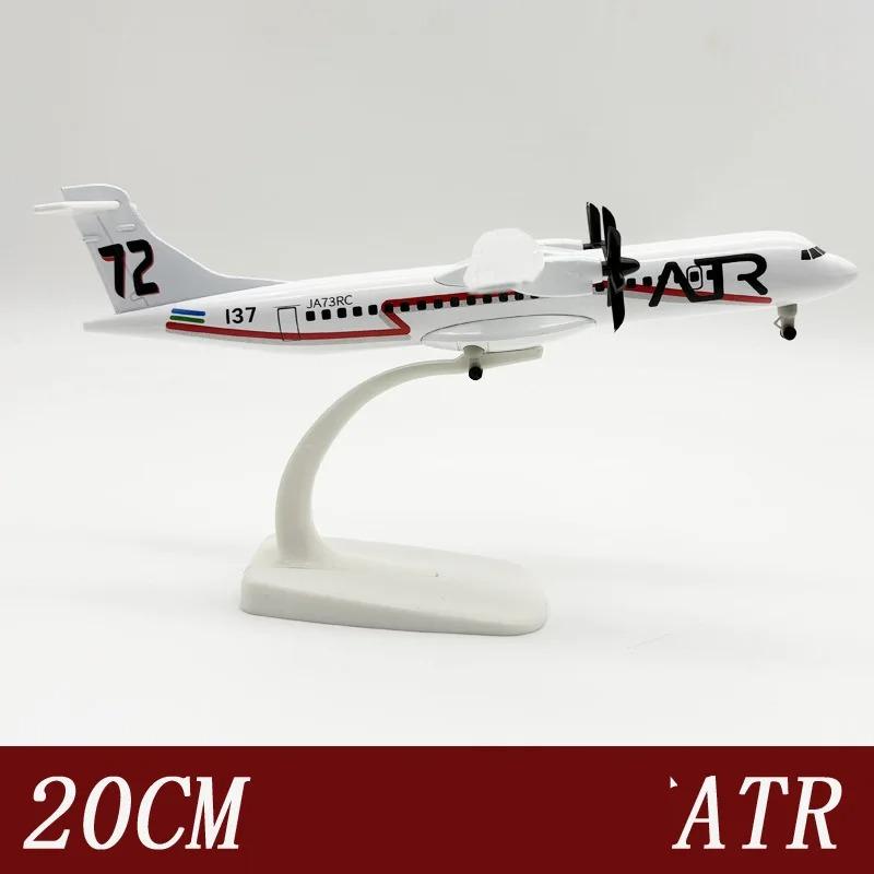 20 см Масштаб Япония ATR Airways Самолет Игрушка Металлический Сплав Модель Самолета с Колесами и Подставкой Коллекция Сувенир Авиация