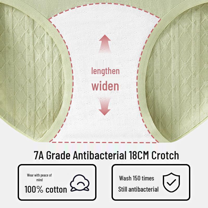 ODIFEN Women's Cotton Seamless High-Waist Briefs