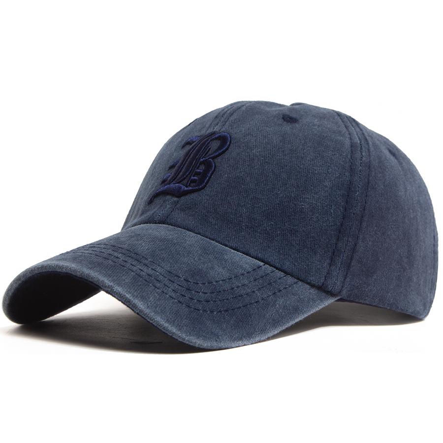 Fashion 3D Embroidery Letter Baseball Cap Men Women Vintage Washed Soft Dad Hat Snapback Retro Hip Hop Outdoor Casual Visor Caps