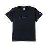 Champion Modern Short Sleeve Crew Script Women's T-Shirt, Neck, 9.4oz, Heat-Shielding Material, Logo, Black, CW-BS320