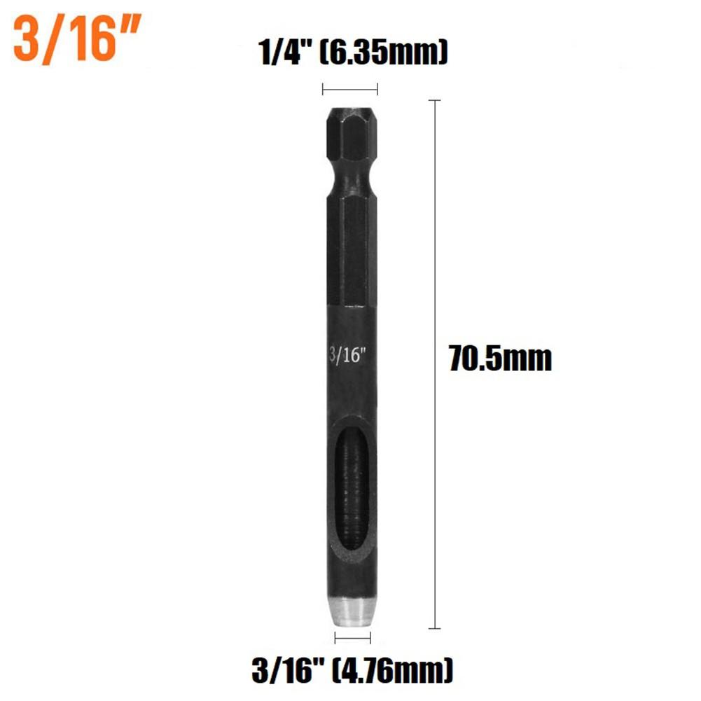 Hollow Hole Punches 3/16\'\' 1/4\'\' 5/16\'\' Carbon Steel