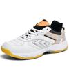 Унисекс кожаные резиновые нескользящие туфли для бадминтона для настольного тенниса, дышащая женская спортивная обувь для тенниса, мужские кроссовки