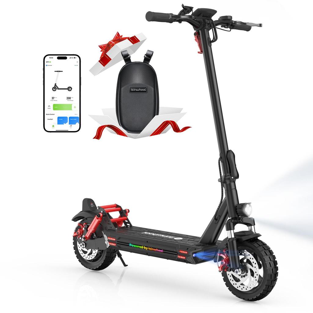 Электросамокат ISINWHEEL GT1 All-Treeain 800 Вт Мотор 48 В 10 Ач Аккумулятор 10 ДЮЙМОВ Внедорожные Пневматические Шины Городской Электросамокат
