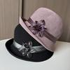 French retro top hat women's spring summer hemming sun hat fashion versatile fisherman hat women's basin hat tide