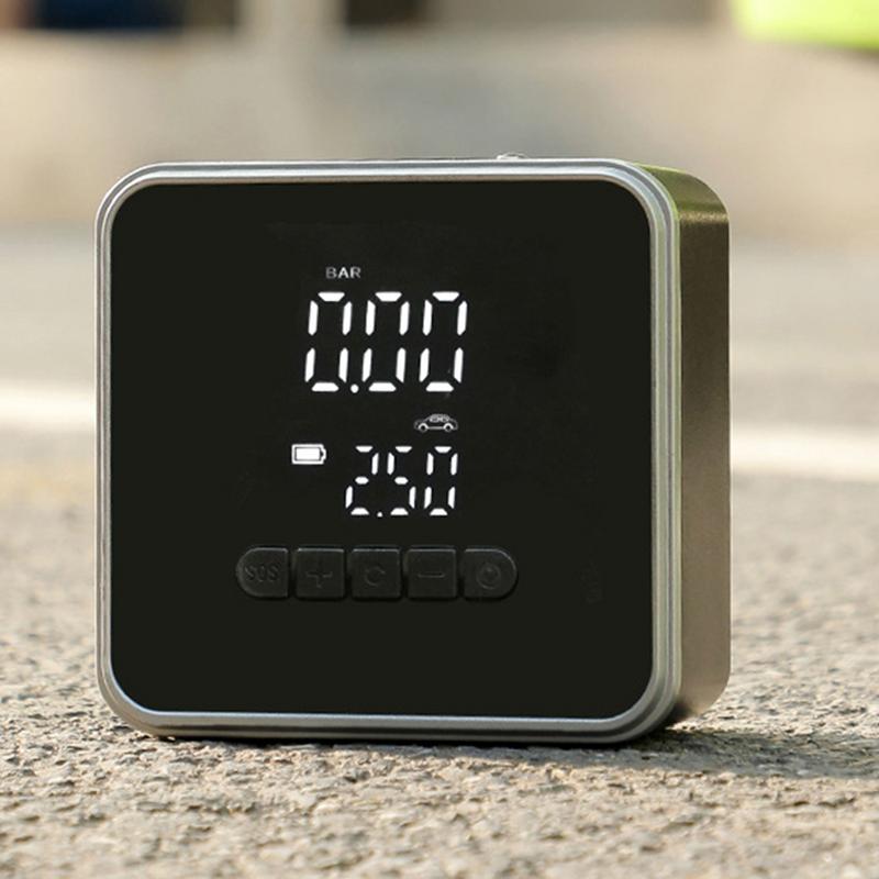 Цифровой дисплей Накачка шин Автоматический Портативный Воздушный насос С экраном Беспроводной Быстрая накачка Автомобильные аксессуары