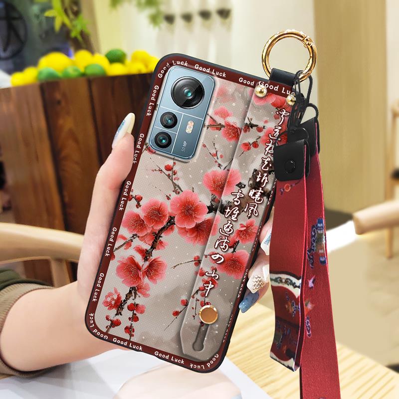 Kickstand Protective Phone Case For Blackview A85 Wrist Strap Dirt-resistant Soft case Back Cover Phone Holder Anti-dust