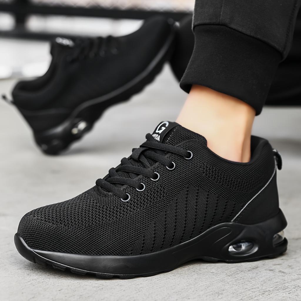 Men'S Steel Toe Work Boots Anti-Smash Anti-Puncture Construction Safety Shoes Lightweight Breathable Hiking Sneakers Size 36-46