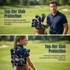 10pcs Neoprene Golf Club Head Covers Scratch Proof Golf Club Head Cover Set  Golf course