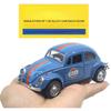1/32 Scale Beetle Alloy Car Diecasts Metal Classic Toy Model with Pull Back Function Vehicles for Child Gifts