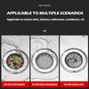 Kitchen Water Sink Filter Sink Mesh Strainer Kitchen Shower Bathroom Drain Cover Hair D2N3