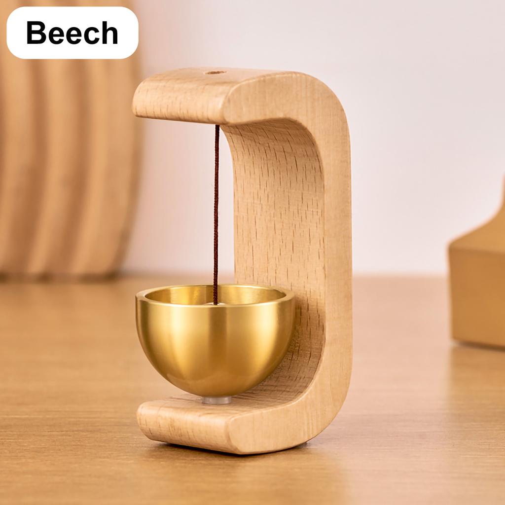 Wireless Doorbell Entrance Wooden Wind Chimes Decorative Wind Bell for Home Opening Home Decoration Hanging Decorations