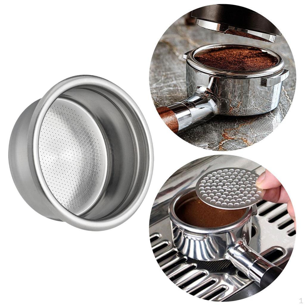 51mm Coffee Filter Cup Barista Espresso Maker Portable Portafilter Basket Shop Bar