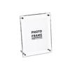 Transparent Photo Frame Acrylic Picture Frame To Display Certificates and Photos with Metal Rack