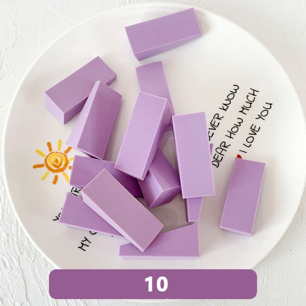 50Pcs Foundation Sponge Face Powder Puff Super Soft Cosmetic Puff Triangle Makeup Sponge  Face Care