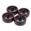 4Pcs/Set 1/10 Hard Tires For Traxxas HSP Tamiya HPI Kyosho Rc Drifting Car