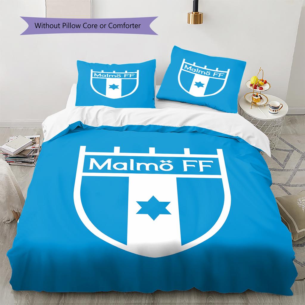 Malmo FF Pattern Bedding,Quilt Set Quilt Cover Pillowcase Home Birthday Gift (1 * duvet cover + 2 * pillowcase, without core)