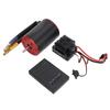 3650 3100KV Brushless Motor 60A ESC Set Waterproof Brushless Motor with ESC Programming Card for 1/10 1/8 RC Car