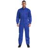 Mens Pure Cotton Jumpsuit Stand Collar Design Long Sleeve Front Zip Overalls Work Uniform Coveralls