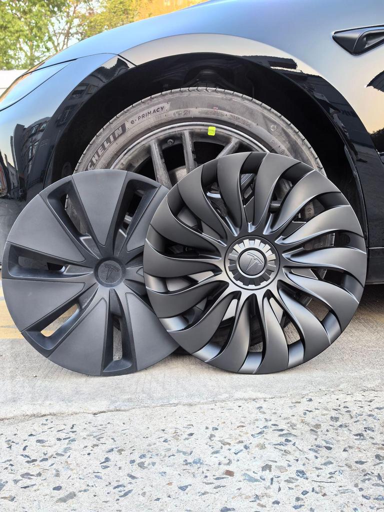 Refresh 3 Symmetrical Wheel Covers Cyclone Turbine Hubcaps for Model 3 - Car Accessories & Protection Ring