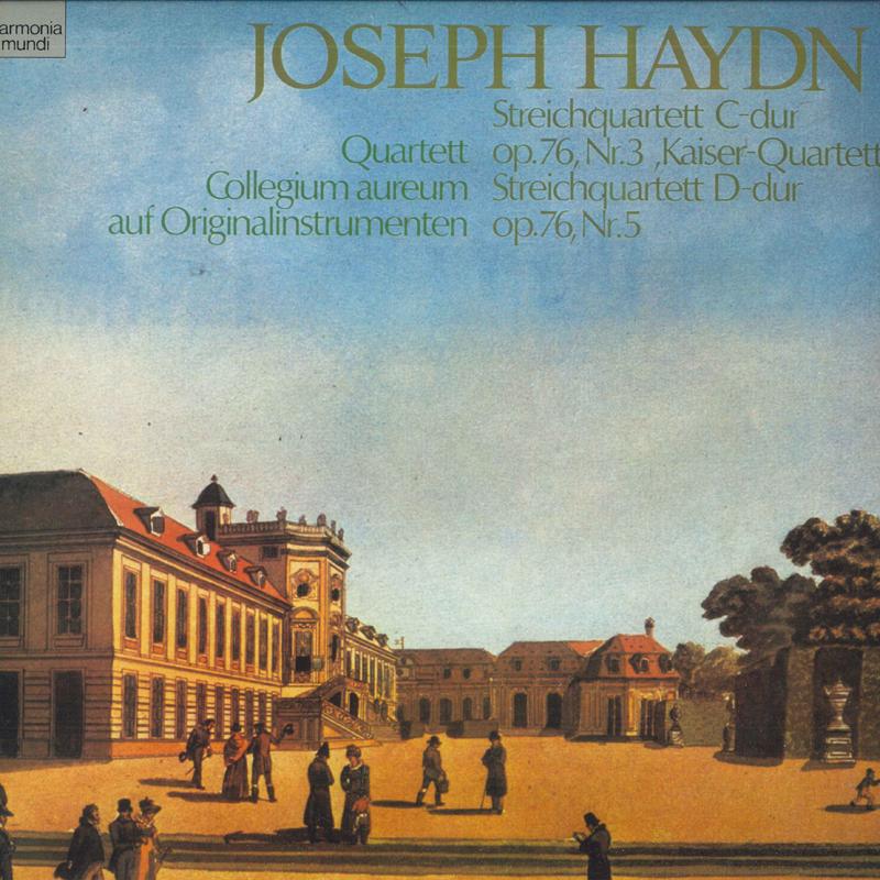Виниловая пластинка QUARTETT COLLEGIUM AUREUM Струнный квартет Гайдна 'Император' L ULS3318H HARMONIA MUNDI 1980 Япония Obi Классика Б/у