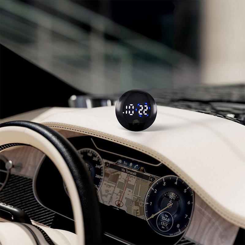 Сенсорные подсвеченные внутренние часы на приборной панели автомобиля с лампой для грузовиков, цифровые часы с дисплеем, автомобильные аксессуары