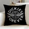 classic fashion brand Dickies Cushion Cover Soft  EasyWash Pillow Case  Versatile for Couch Bed Travel and Office