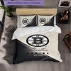 Boston Bruins Pattern Microfiber 3Pcs Bedding Set Decor Duvet Cover Set For Bedroom Home Use