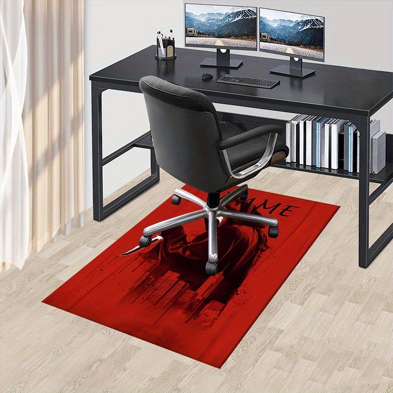 Scream, Knife, Ghost Face Office Carpet Soft Polyester Entrance Carpet Washable Non-slip Machine Washable Indoor Carpet Living Room Bedroom