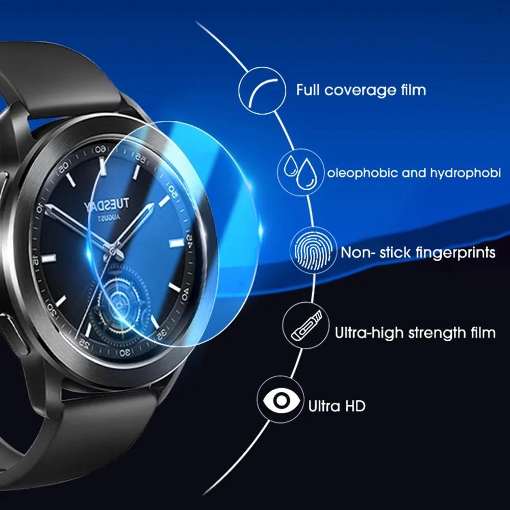 Защитные стекла HD Clear Anti-scratch для экрана умных часов S5, пленки для Xiaomi Mi Watch S5 S4 Sport S4 41mm S3