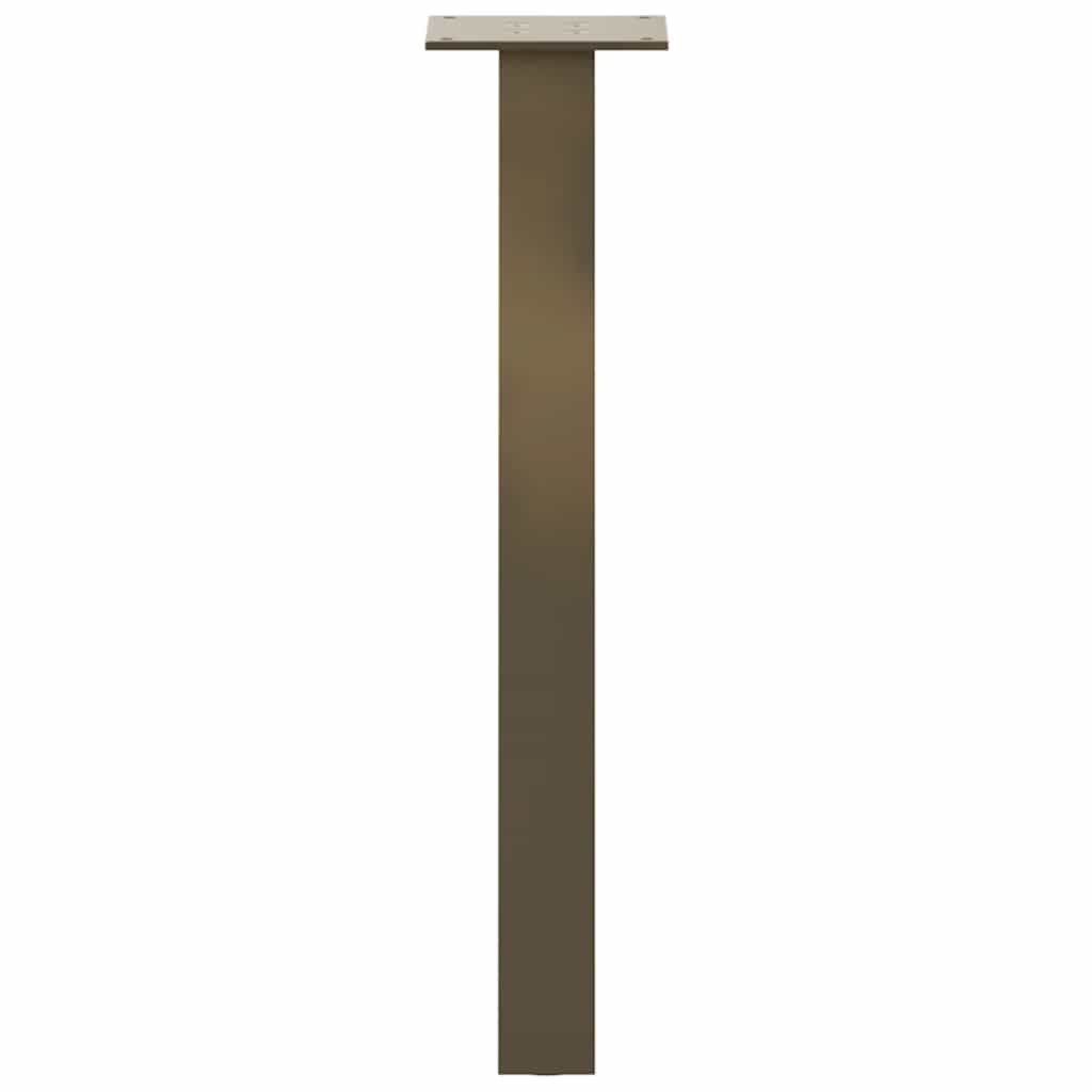 Nogi Do Stolika Kawowego, 4 Szt., Naturalna Stal, 30 Cm, Stal