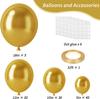 2025 New 105pcs Hot Sale Gold Balloons Set Cream Beige Red Black Blue Garland Arch Kit for Weddings Baby Showers Birthdays