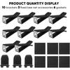 10 Pieces Square Head Car Vent Clips + 3 Adapters for 11th Gen Honda Civic, CRV, ZRV, Integra -  Fit Car Air Fresheners for Honeycomb Vents, 9mm