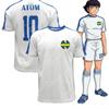 Anime Captain Tsubasa Nankatsu Soccer Kit Uniform Men Women Tee Adults Children Boy Gril Top Kids Parent Child Quick dry Tshirt