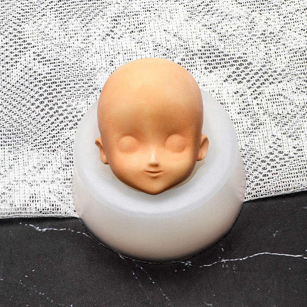 Q Version Clay Head Sculpey 3D Facial Mould Doll Modification Accessories Baby Face Silicone Molds