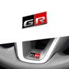 Metal Alloy GR Sport Logo Car Steering Wheel Badge Interior Sticker Decoration Emblem For RAV4 Yaris Camry Corolla Vios