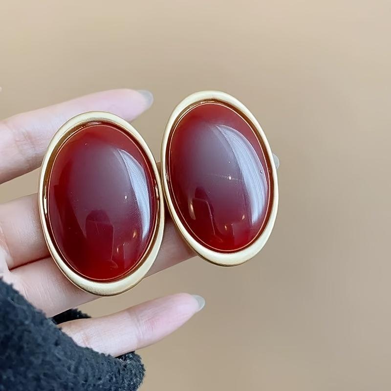 Модные крупные овальные серьги для женщин, идеально подходящие для музыкальных фестивалей, ночных клубов, пляжного отдыха и праздничных торжеств