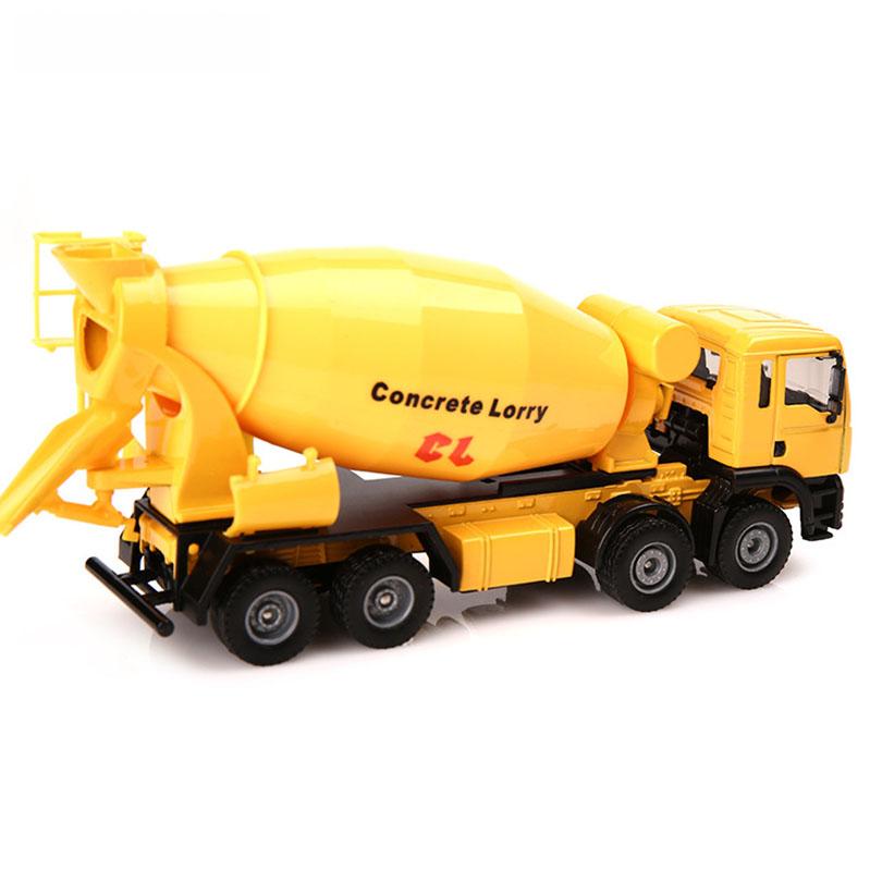 Литой под давлением сплава, бетономешалка, подвижная кабина, вращающийся бетонный грузовик, ручная модель, транспортные инструменты, подарки, детские игрушки
