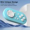 Мини беспроводной контроллер Meteor Light размером с брелок для ключей для Switch&Lite&OLED, ПК, Android и MacOS со светодиодной подсветкой KS54