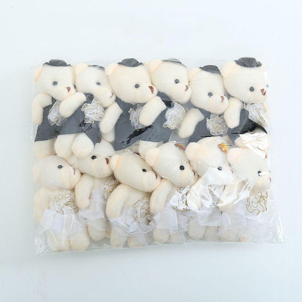 12pcs/bag Plush Animal Bear Plush Foam Toys Plush Doll Cartoon Bouquet Doll Kids/Children Toys