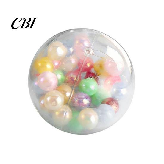 Non-toxic Sensory Toy Beads Pinch Ball, Highly Elastic Soft TPR Stress Portable Ball Relief Toy, Decompression Squeeze for Kids Adults Mini Fidget